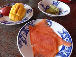Lasaña fría de salmón ahumado 2 Lasaña fría de salmón ahumado