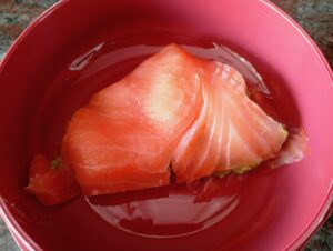 Lasaña fría de salmón ahumado 4 Lasaña fría de salmón ahumado