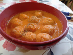 Albóndigas de pavo en salsa de verduras 7 Albondigas de pavo en salsa de verdur